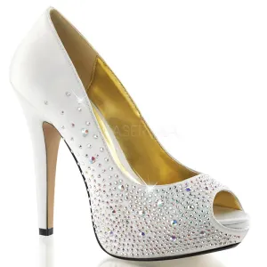 5" Heel Hidden Platform Peep Toe Pump (Lolita-06 Final Sale)
