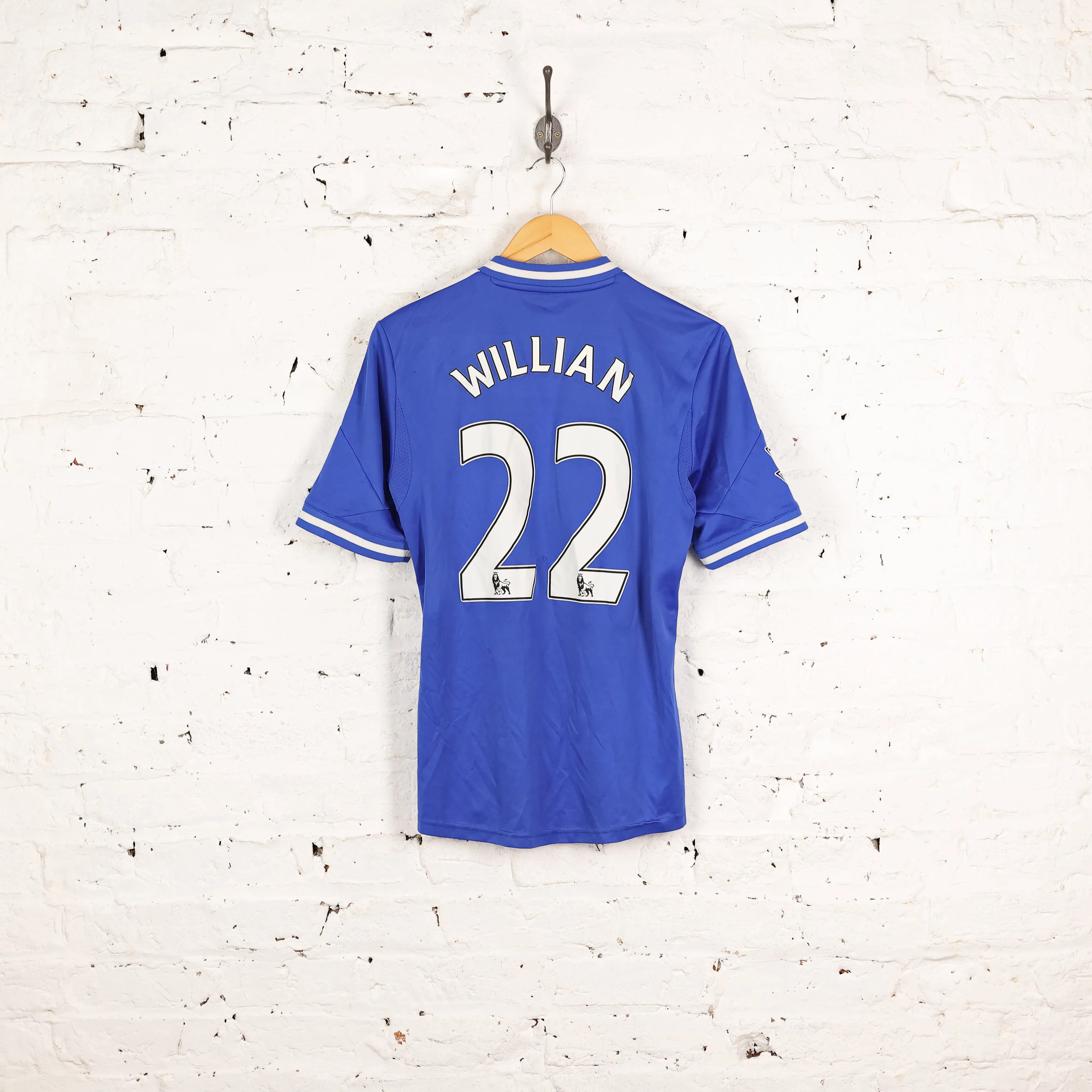 Adidas Chelsea 2013 Willian Home Football Shirt - Blue - S