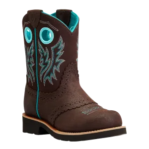 Ariat® Girl's Fatbaby® Cowgirl Royal Chocolate & Fudge Boots 10042537