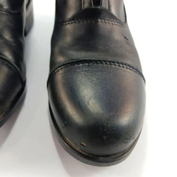 Ariat Heritage IV Zip Paddock Chelsea Boot EquestrianRider Black Leather Youth 3