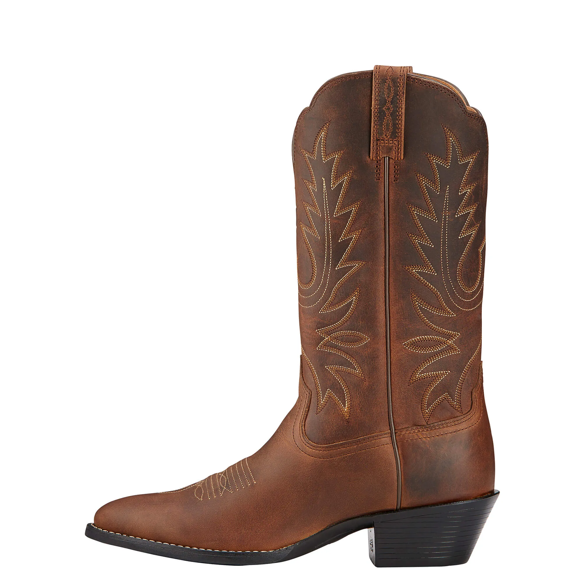 Ariat Womens Heritage Western R-toe - Brown