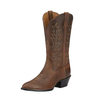 Ariat Womens Heritage Western R-toe - Brown