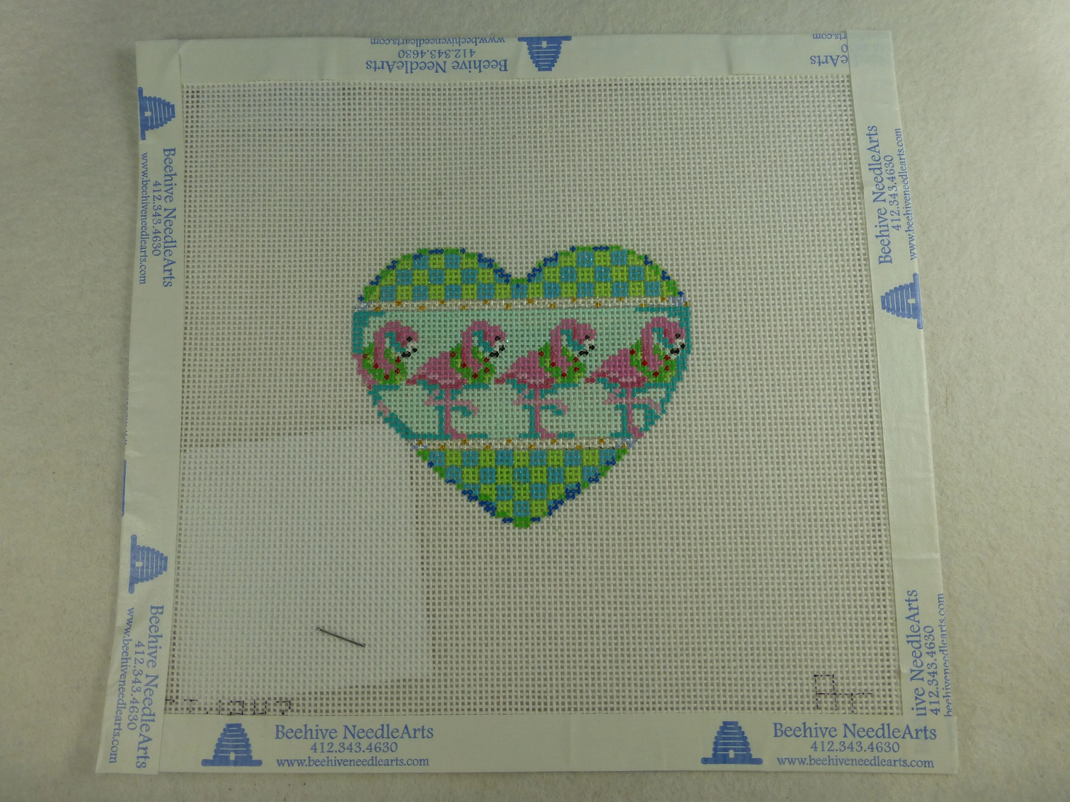 Associated Talents CT1247 Flamingo Heart