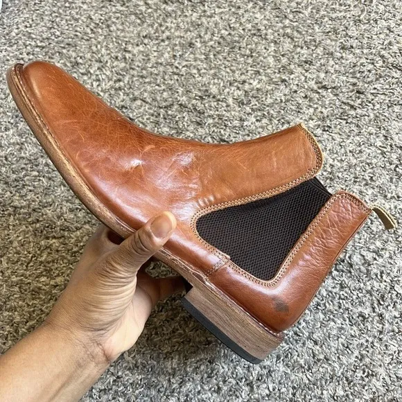 ASTORFLEX Bitflex Chelsea Boot Camel Brown Leather 45 US 12 LEFT SHOE ONLY READ