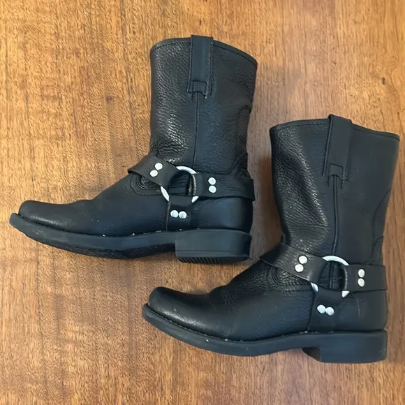 Authentic Yourh Size Frye Harness Moto Boots