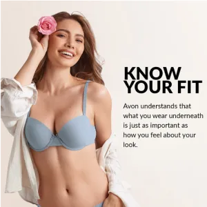 Avon Fashion Classic Marinella Underwire Full Cup Lace Bra - Black