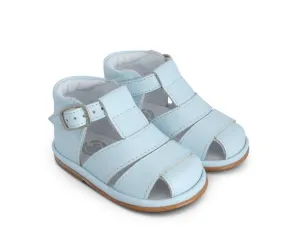 B2210 Silvio Blue Leather Sandal Fofito