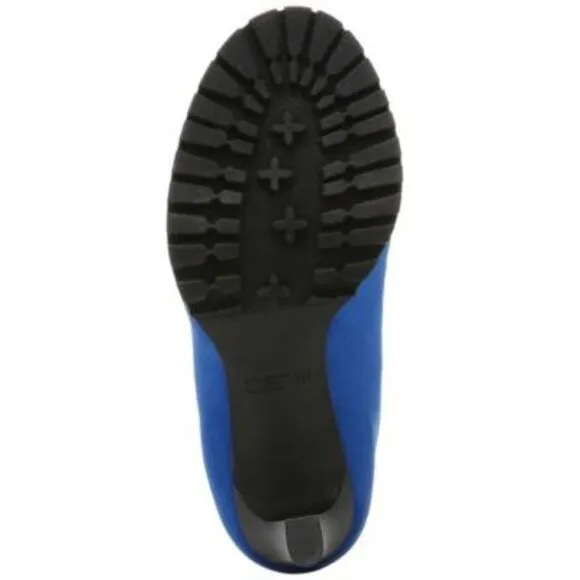 BAR III Womens Blue Cushioned Dillian Peep Toe Stiletto Zip-Up Dress Shootie 5 M