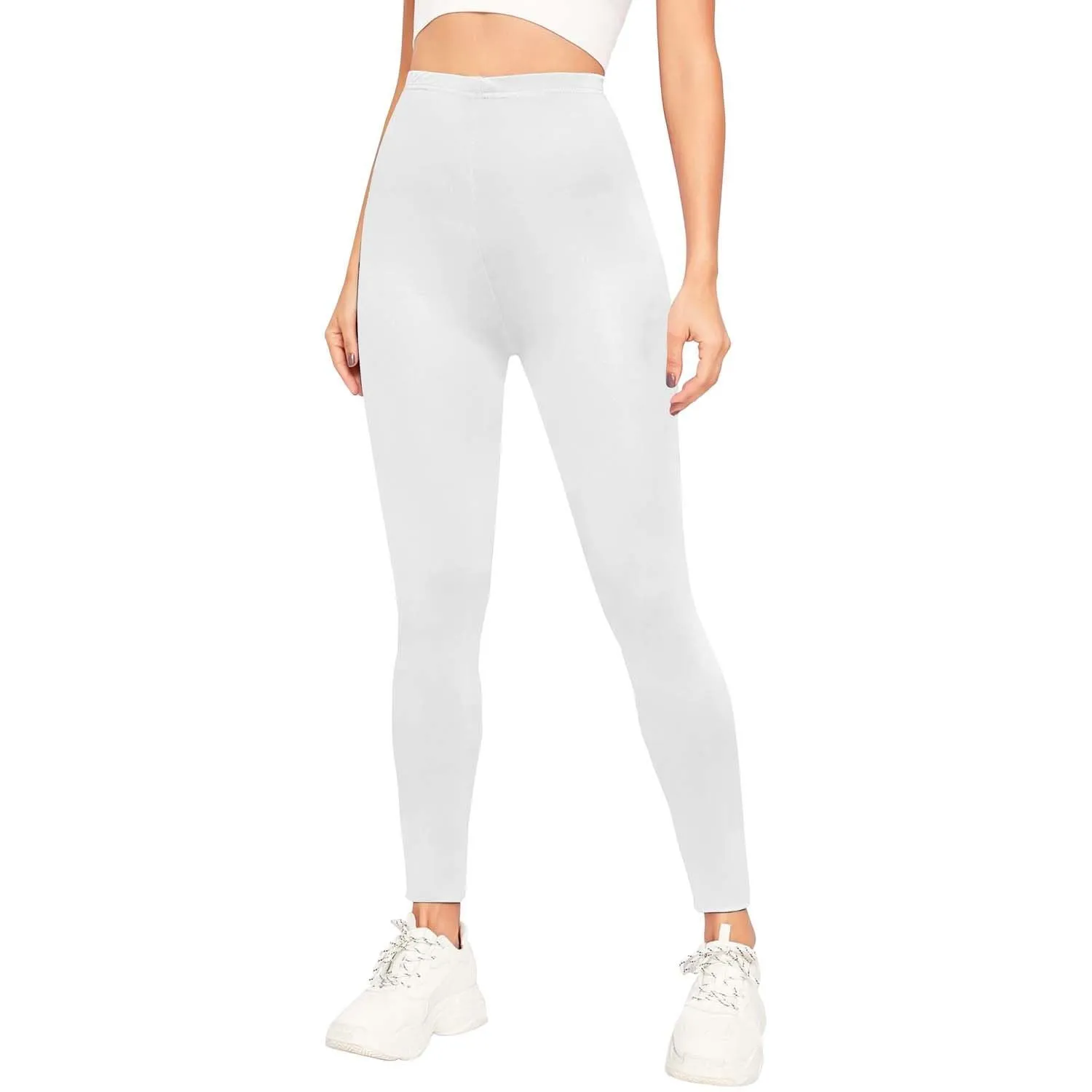Basic Plain Full Length Legging