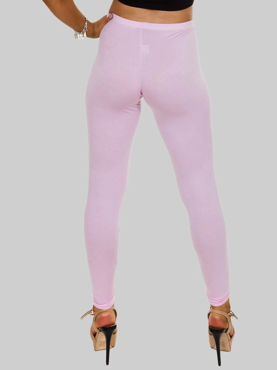 Basic Plain Full Length Legging
