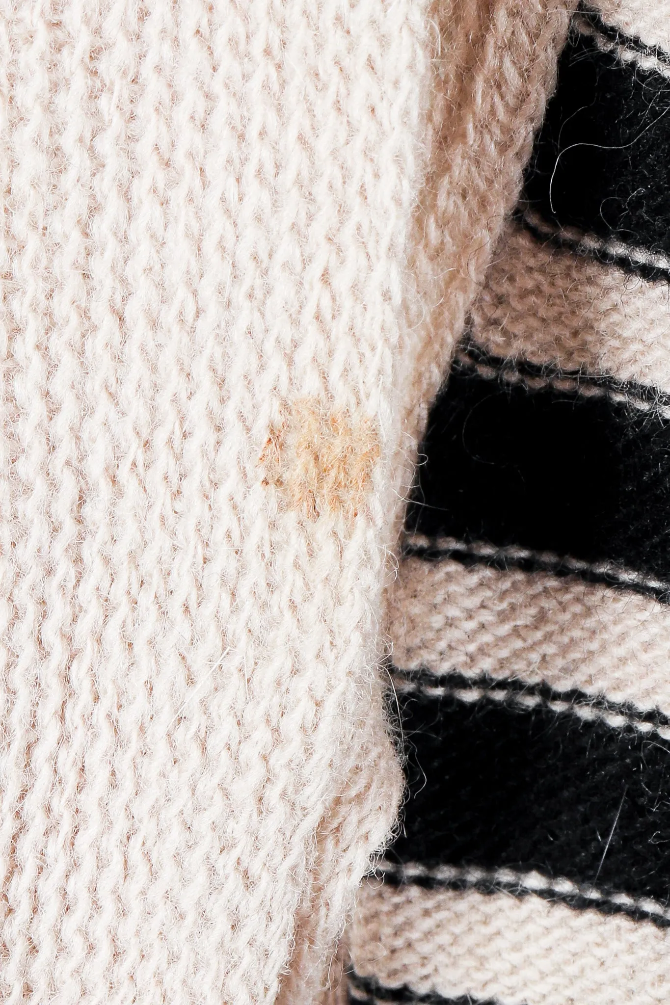 Beige Knit Sweater & Short Set
