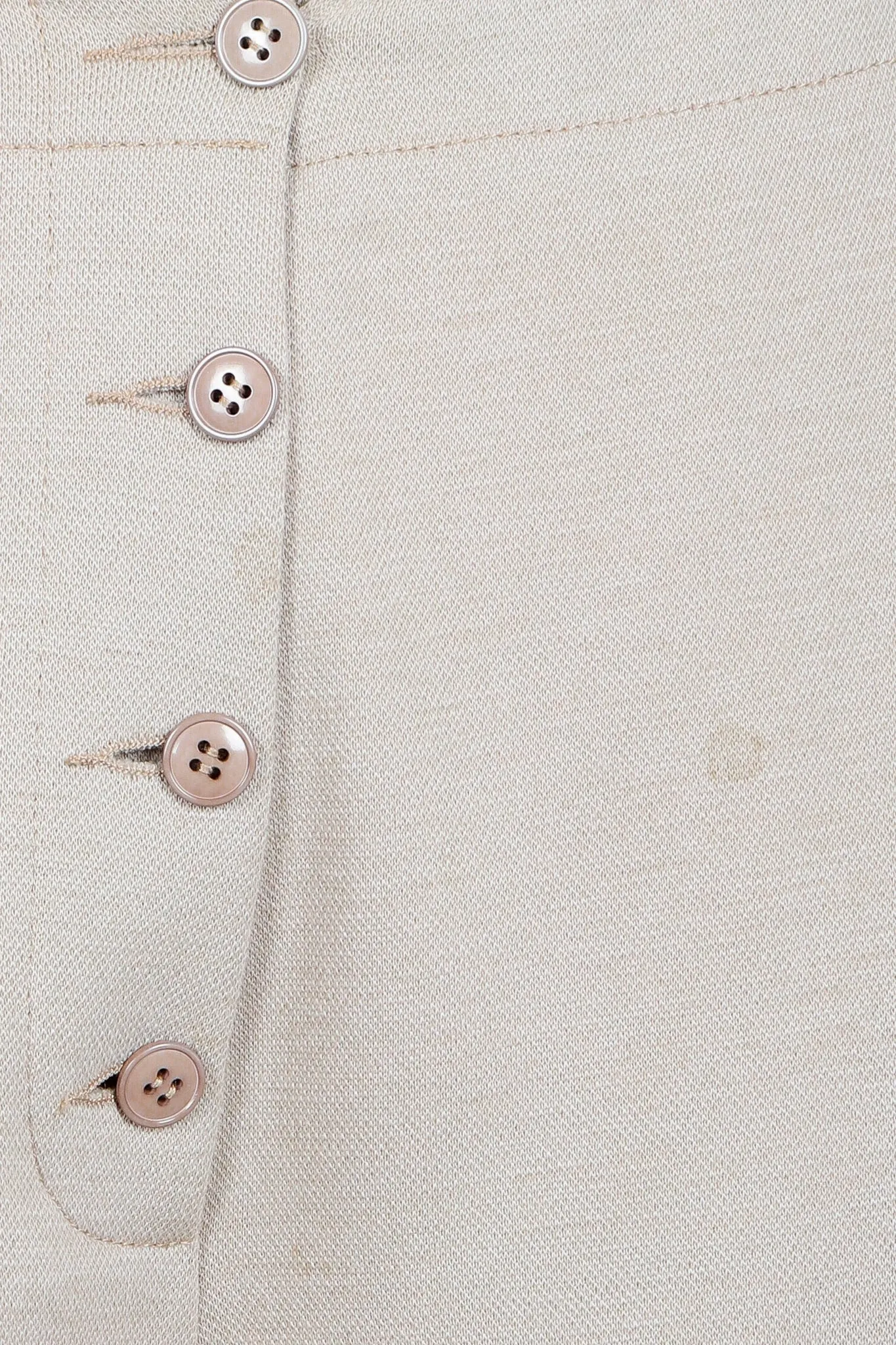 Beige Knit Sweater & Short Set
