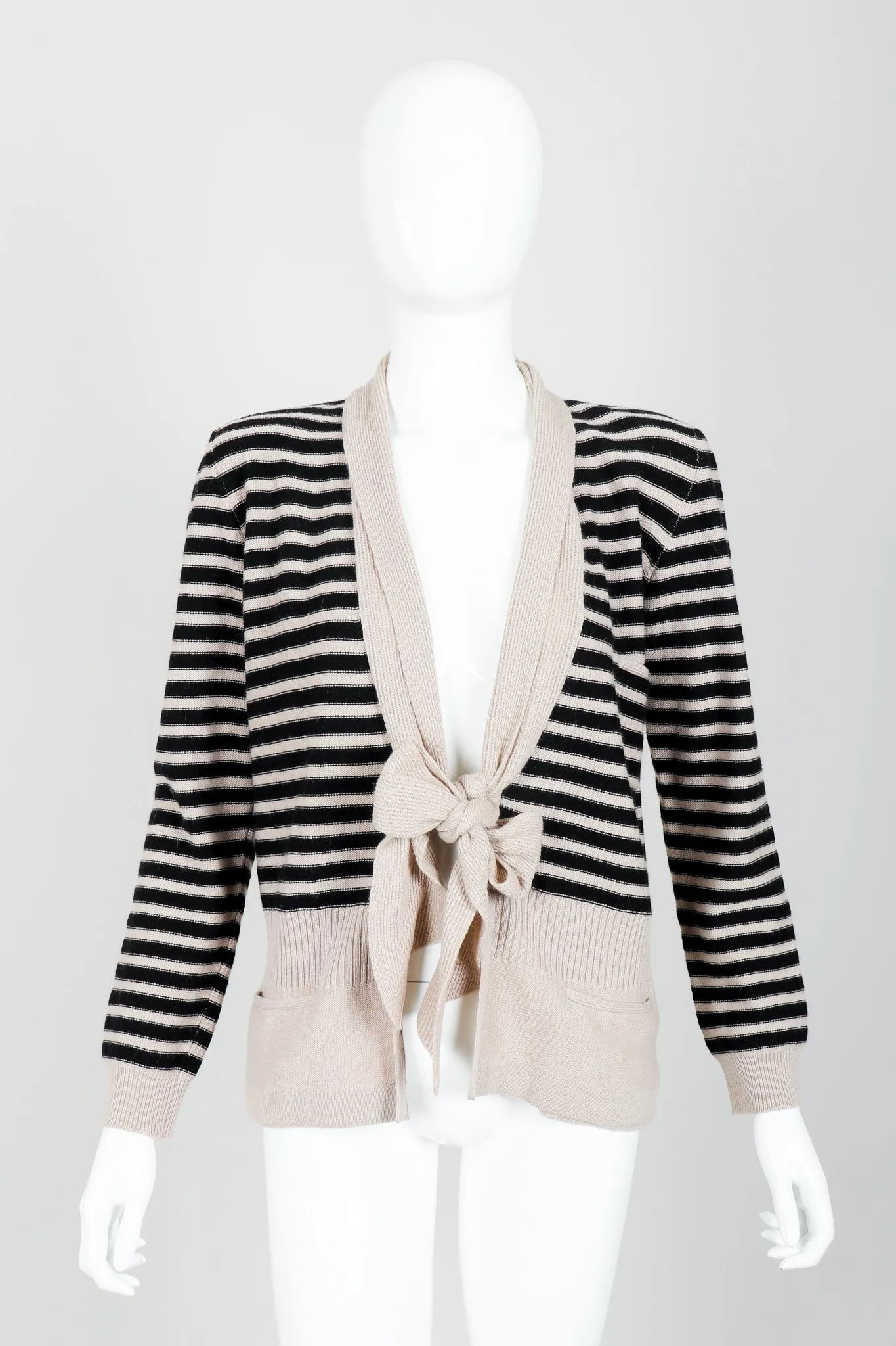 Beige Knit Sweater & Short Set