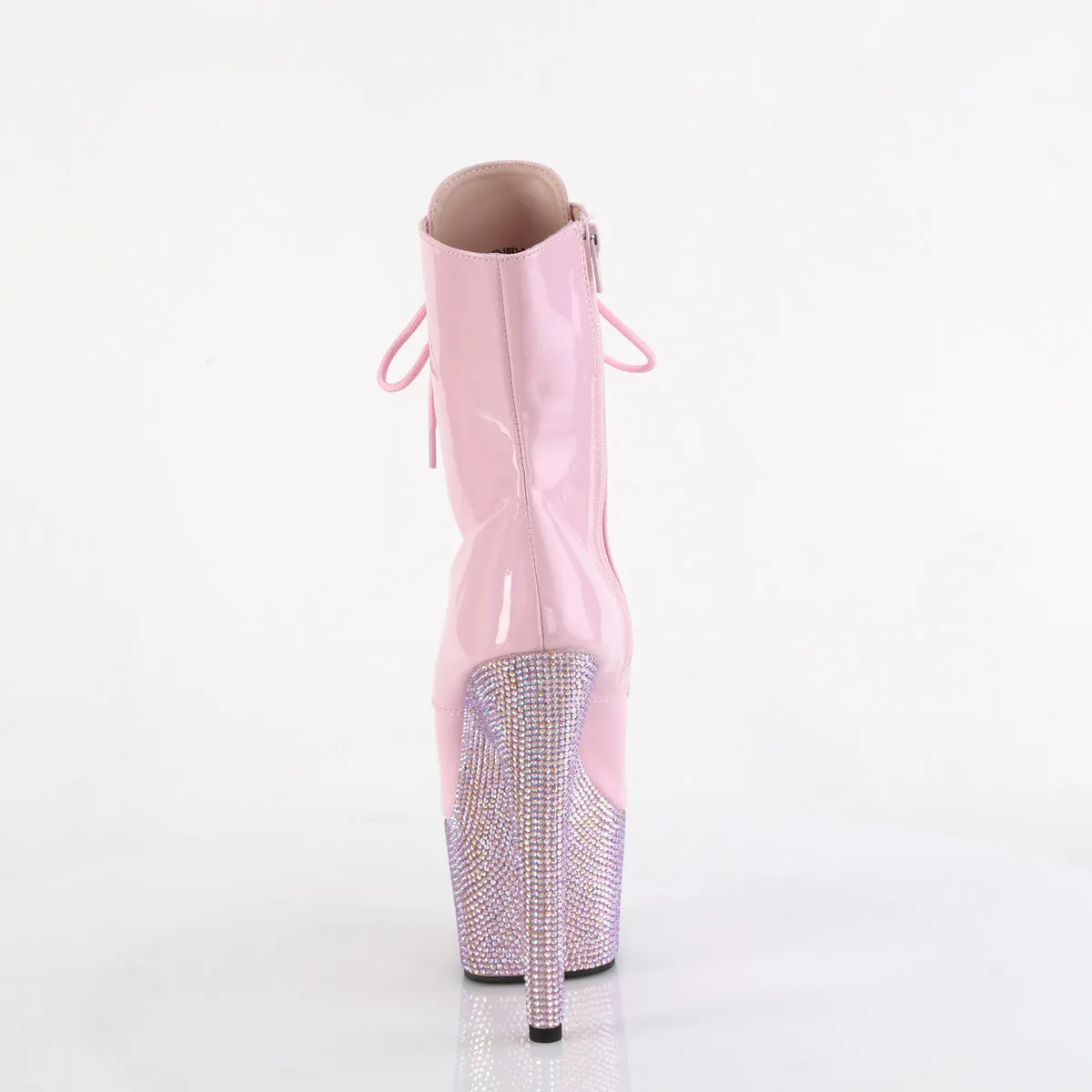 BEJEWELED-1021-7  Baby Pink Holo Patent/Baby Pink AB RS