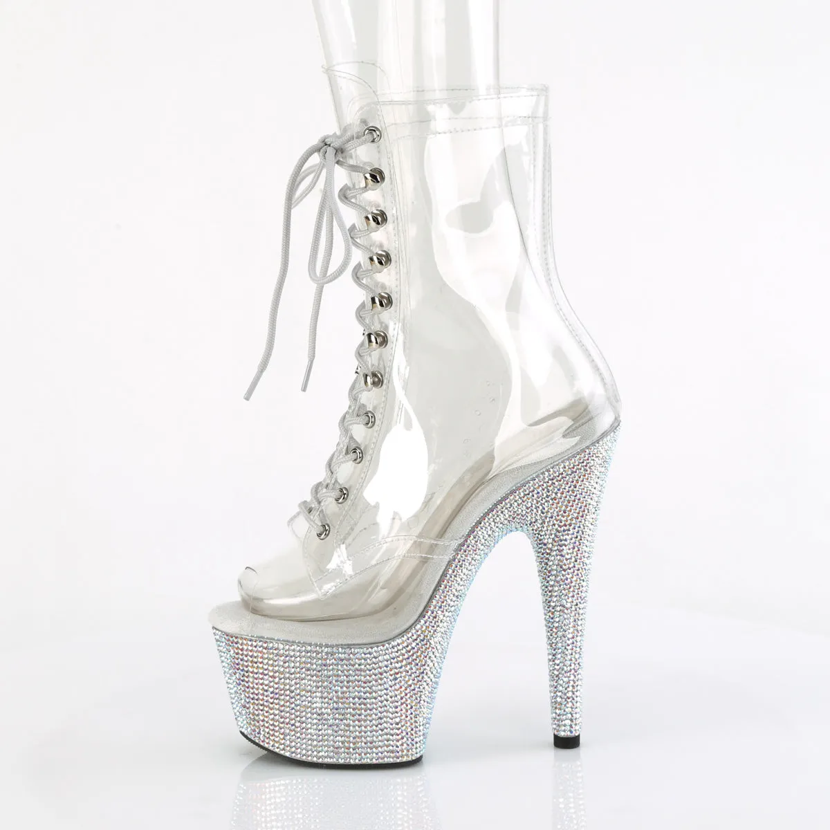BEJEWELED-1021C-7  Clear-RS/Silver AB RS