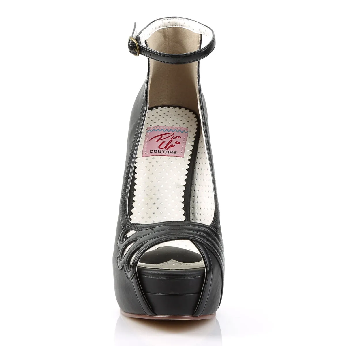 BELLA-31  Black Faux Leather