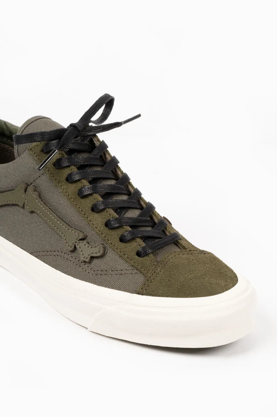 BLENDS X VANS VAULT OG STYLE 36 LX MAGIC TAPE GREEN MARSHMALLOW INFO