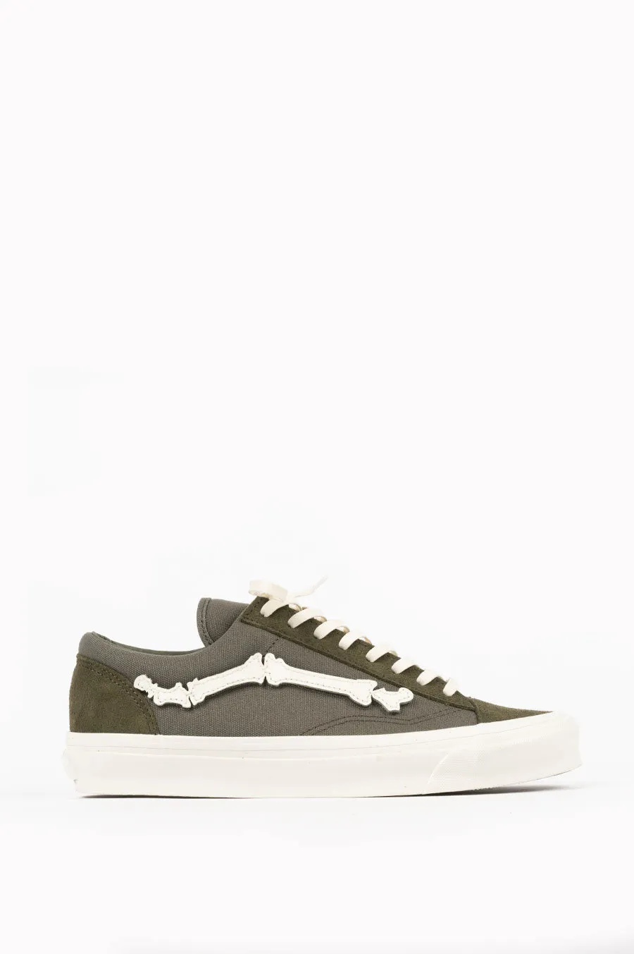 BLENDS X VANS VAULT OG STYLE 36 LX MAGIC TAPE GREEN MARSHMALLOW INFO