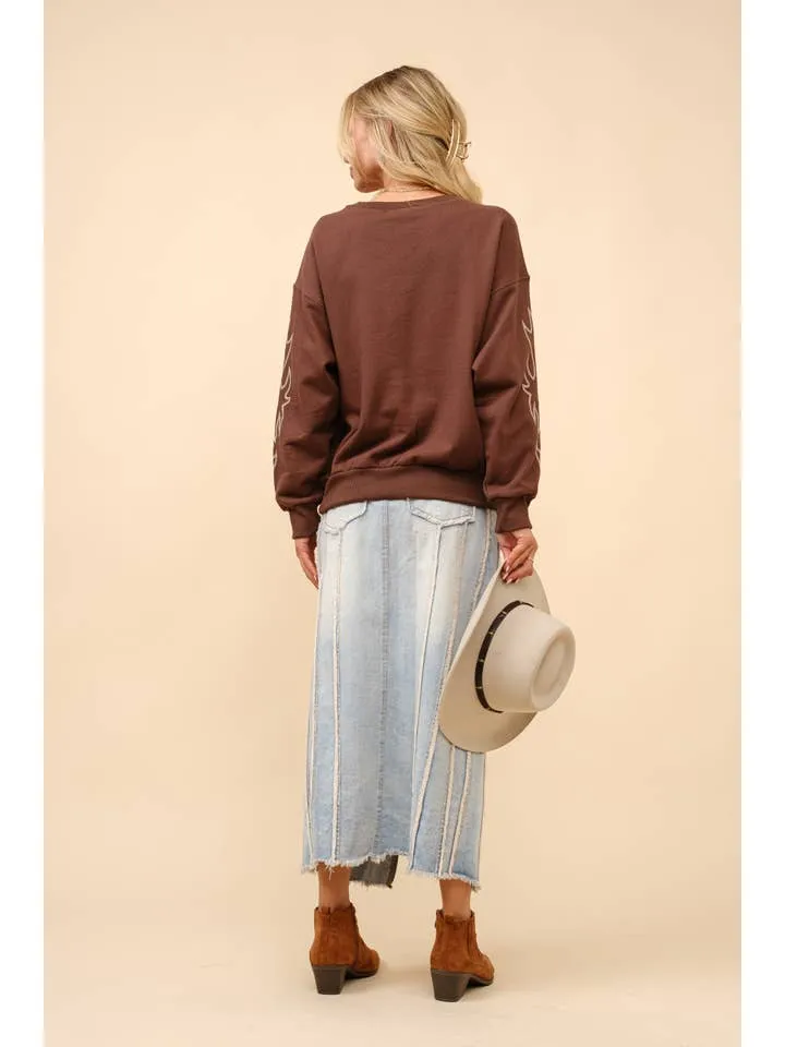 Bootstitch Pullover Sweatshirt