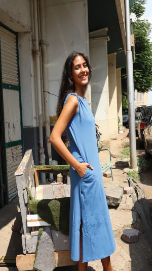 Cairo Dress In Indigo