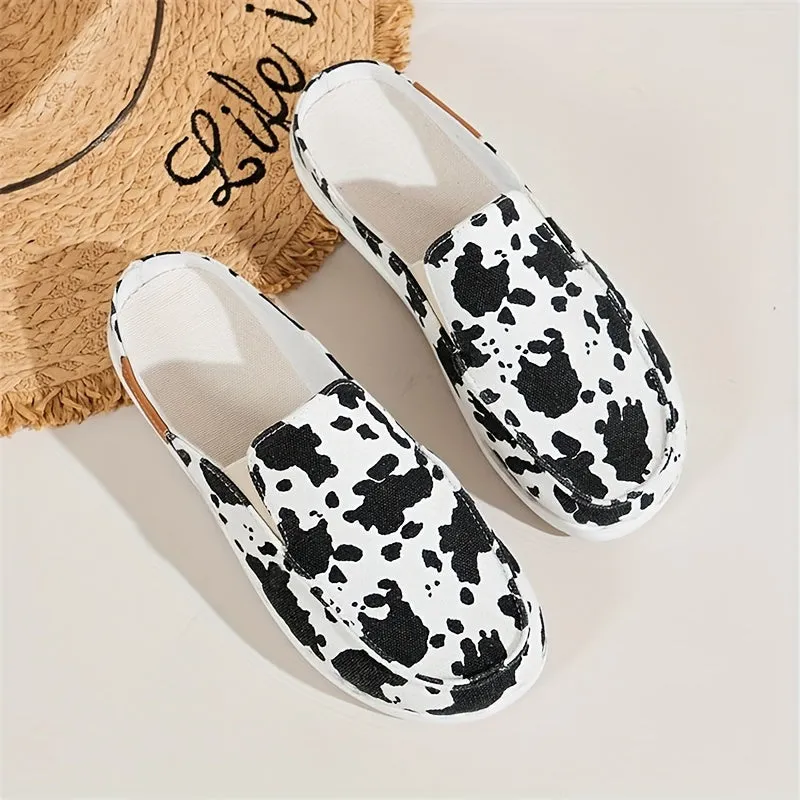 Canvas Loafer, Slip-On Ronde Teen Slippers, Lichtgewicht Outdoor Schoenen