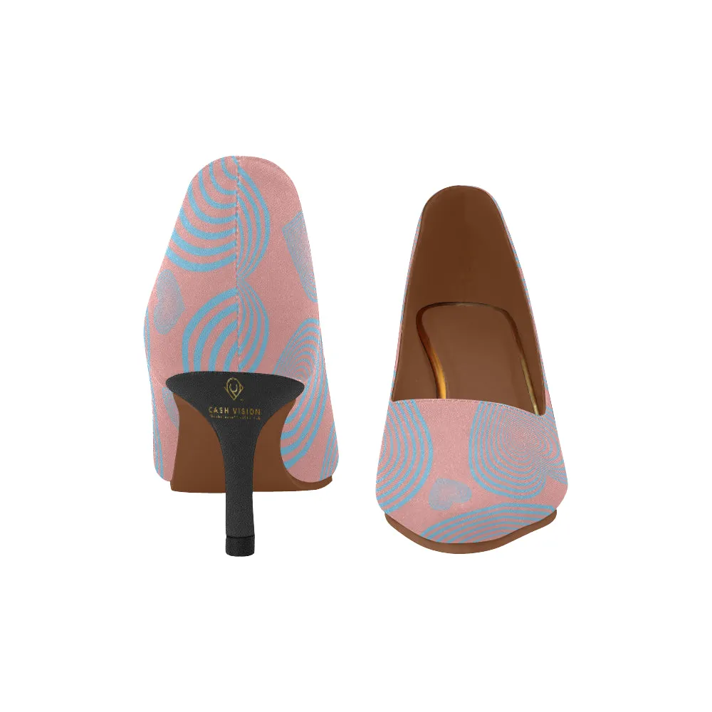 Cash Vision Hear Vibes Low Heels - Pastel Pink