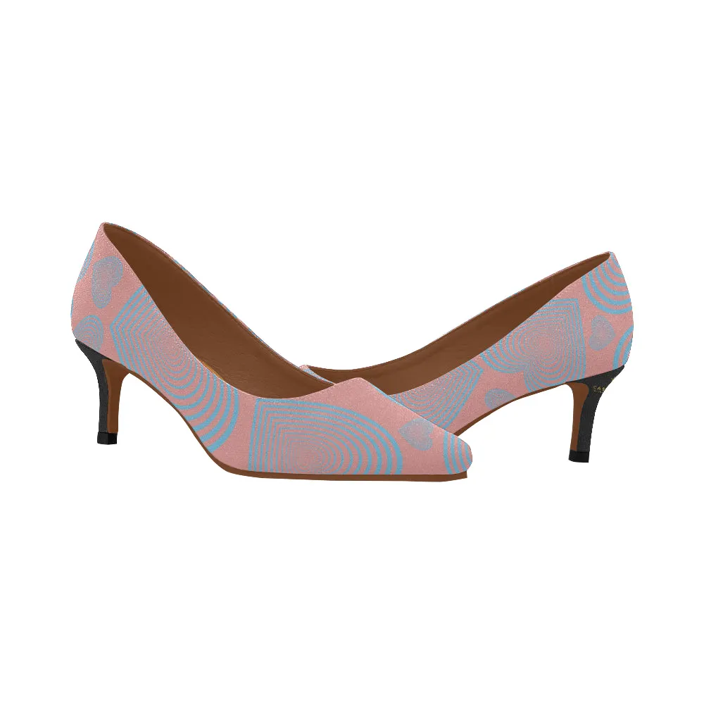 Cash Vision Hear Vibes Low Heels - Pastel Pink