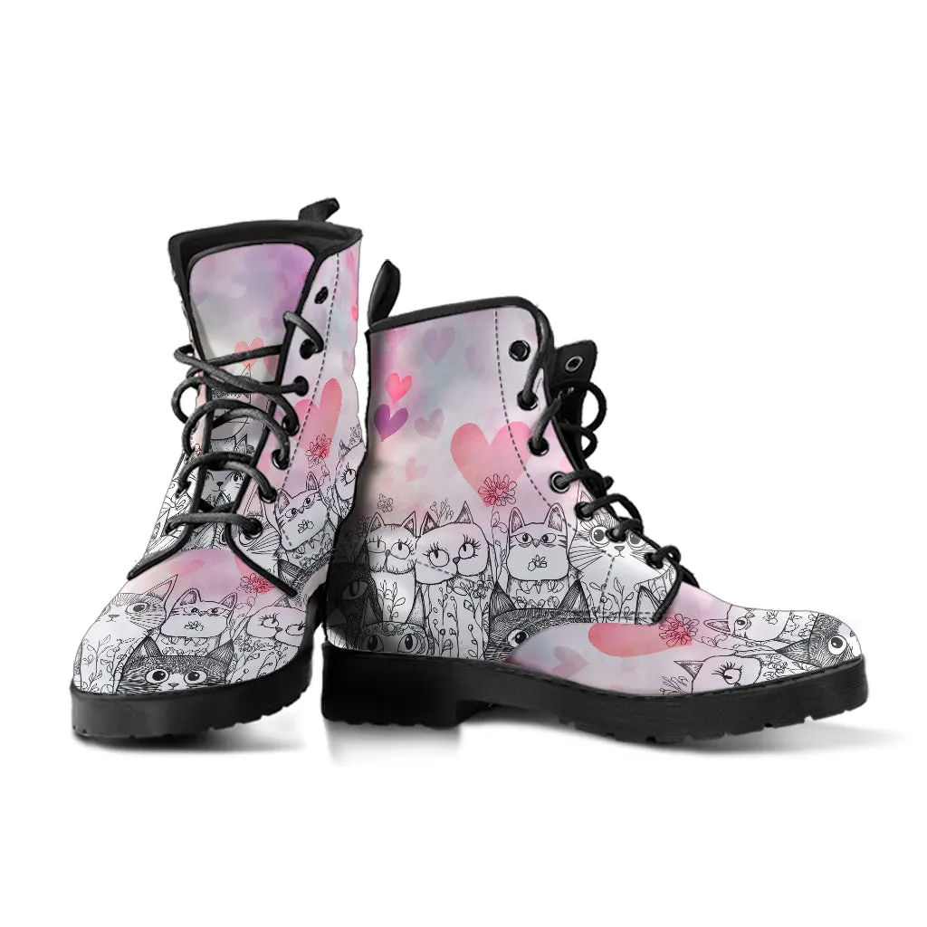 Cats Doodle Boots