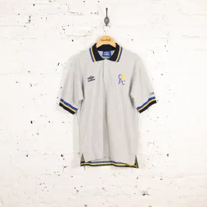 Chelsea 1998 Umbro Polo Shirt - Grey - M