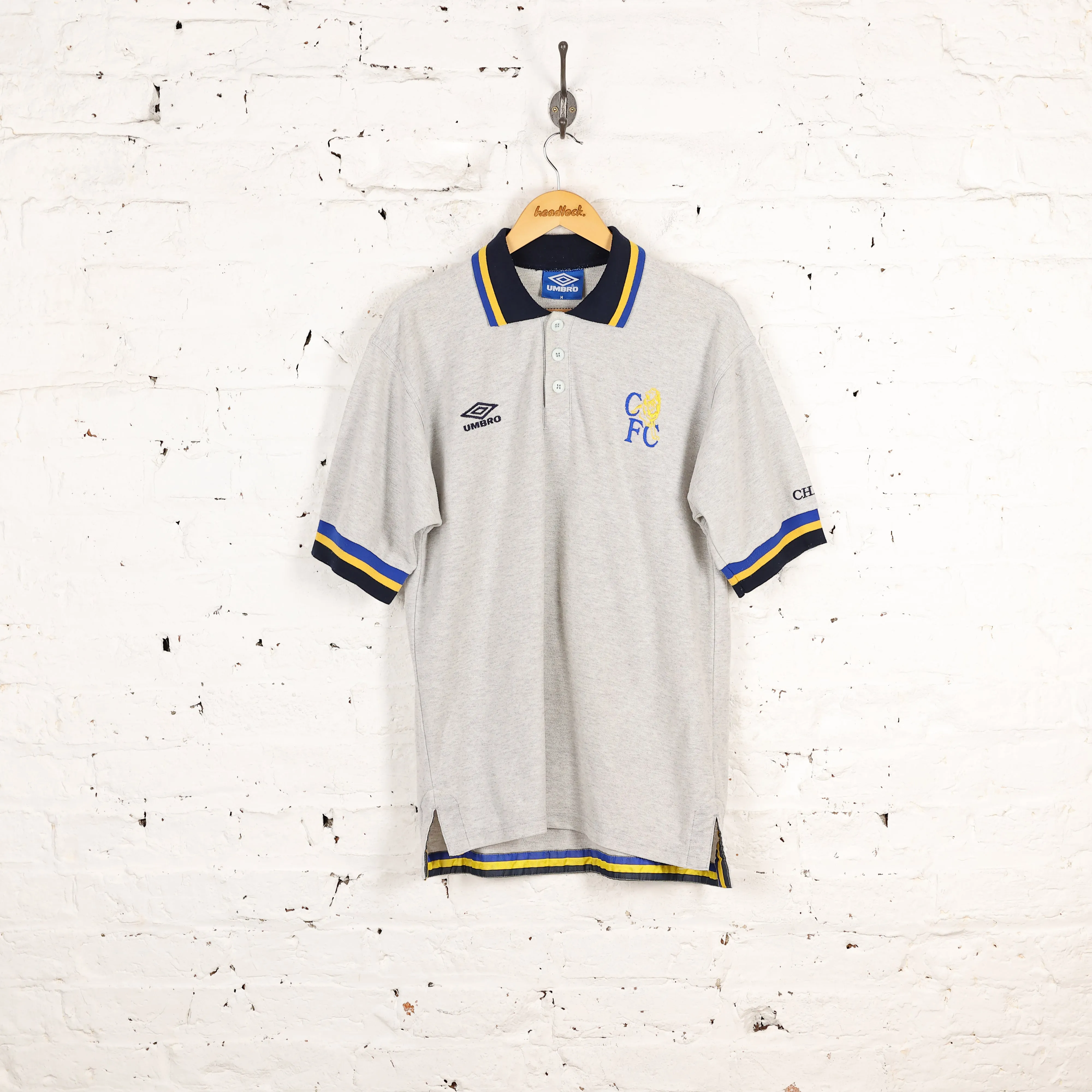 Chelsea 1998 Umbro Polo Shirt - Grey - M