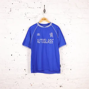 Chelsea 1999 Umbro Home Football Shirt - Blue - L