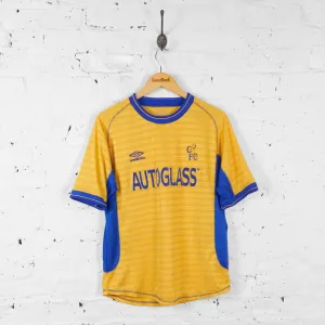 Chelsea 2000 Away Umbro Football Shirt - Yellow - M
