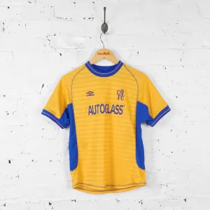 Chelsea 2000 Umbro Away Football Shirt - Yellow - L Boys