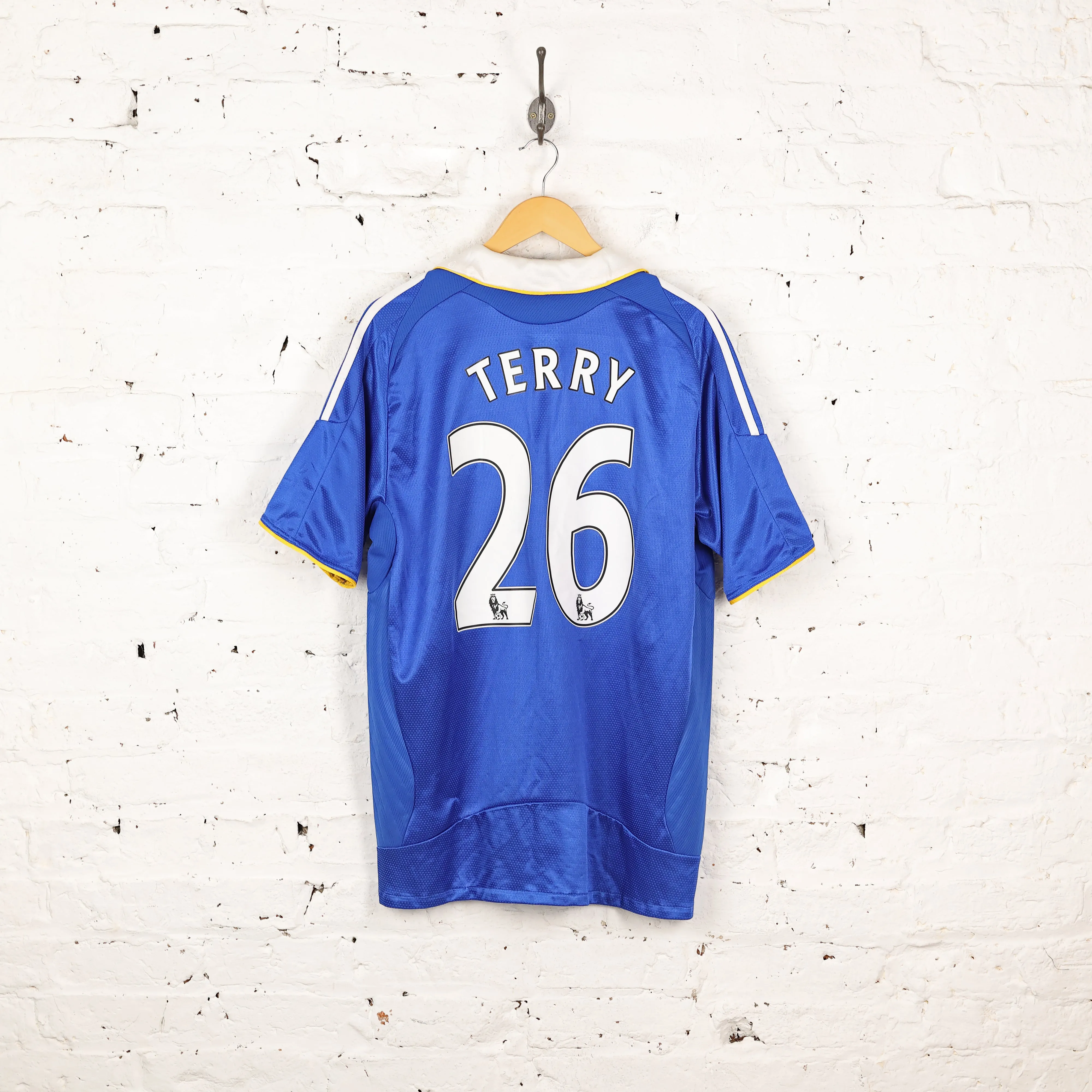 Chelsea 2008 Adidas Terry Home Football Shirt - Blue - XL