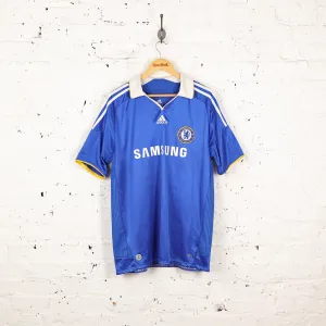 Chelsea 2008 Adidas Terry Home Football Shirt - Blue - XL