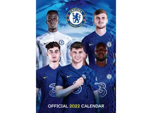 Chelsea 2022 Official Team Calendar A3