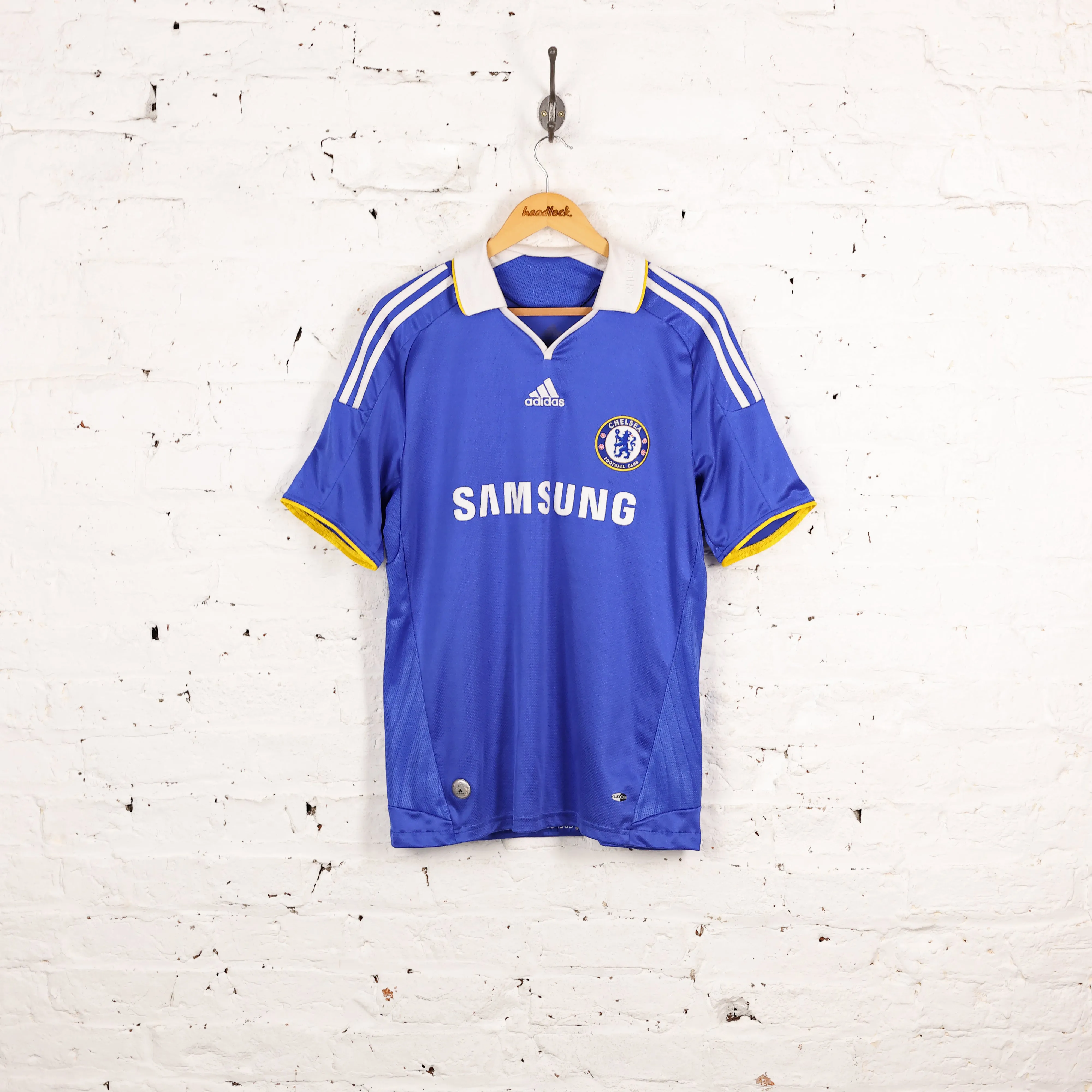 Chelsea Adidas 2008 Home Football Shirt - Blue - M