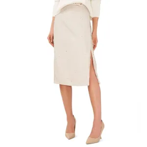 Chelsea &amp; Violet NWT 2-Way Sequin Side Slit Midi Pencil Skirt Size 4