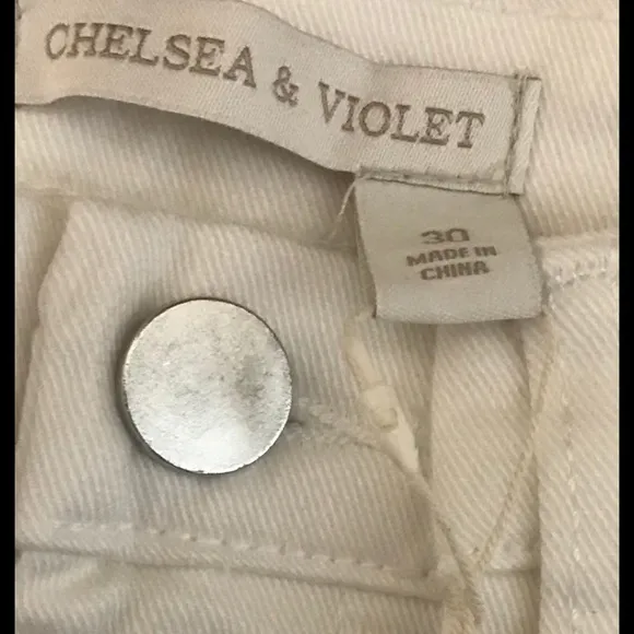 CHELSEA &amp; VIOLET Vodka Soda High Rise Skinny 30