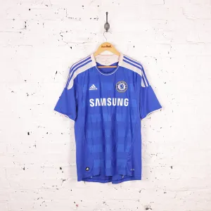 Chelsea FC 2011 Adidas Home Football Shirt - Blue - L