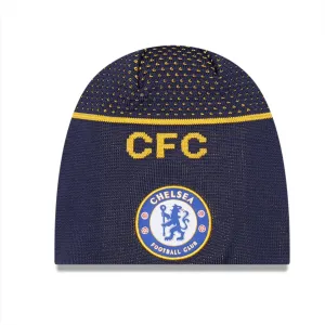 Chelsea FC New Era Engineered Skull Beanie Hat | Navy