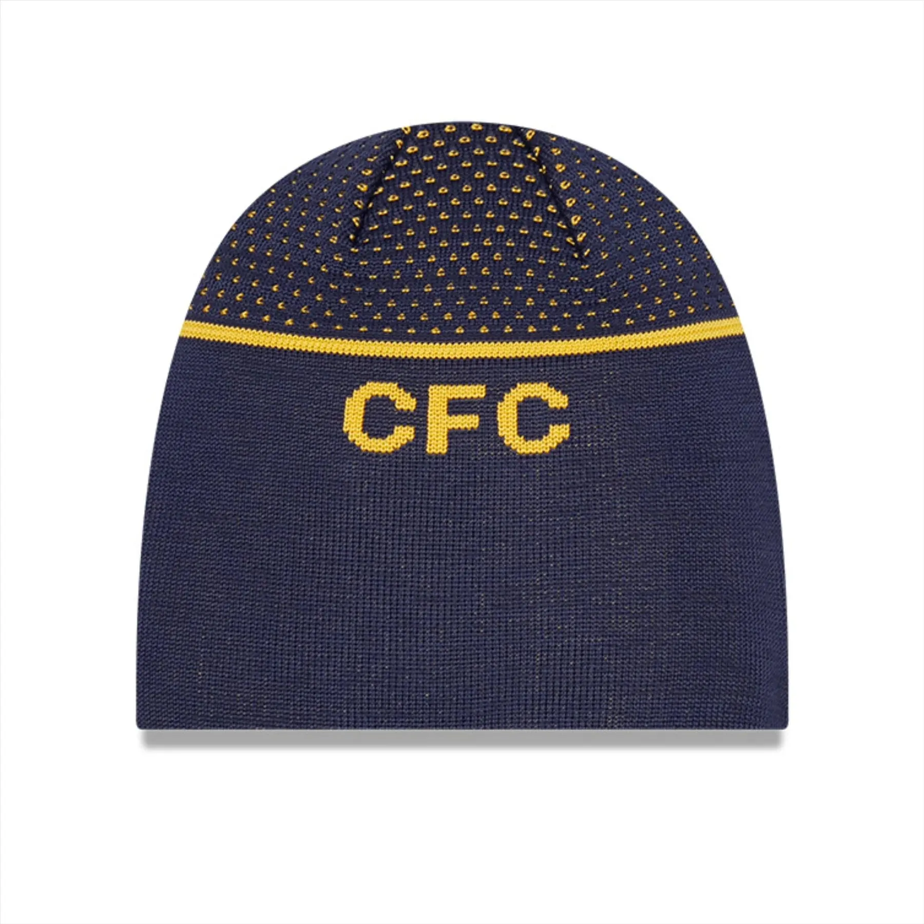 Chelsea FC New Era Engineered Skull Beanie Hat | Navy