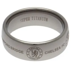 Chelsea FC Super Titanium Ring Medium