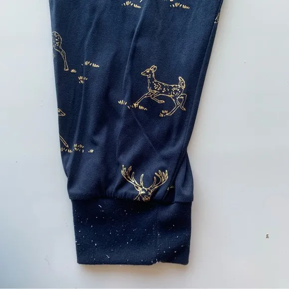 Chelsea Peers DEER PRINT SET - Pyjama set - navy‎ Size Large 14