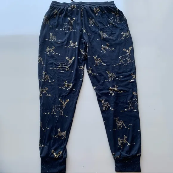 Chelsea Peers DEER PRINT SET - Pyjama set - navy‎ Size Large 14