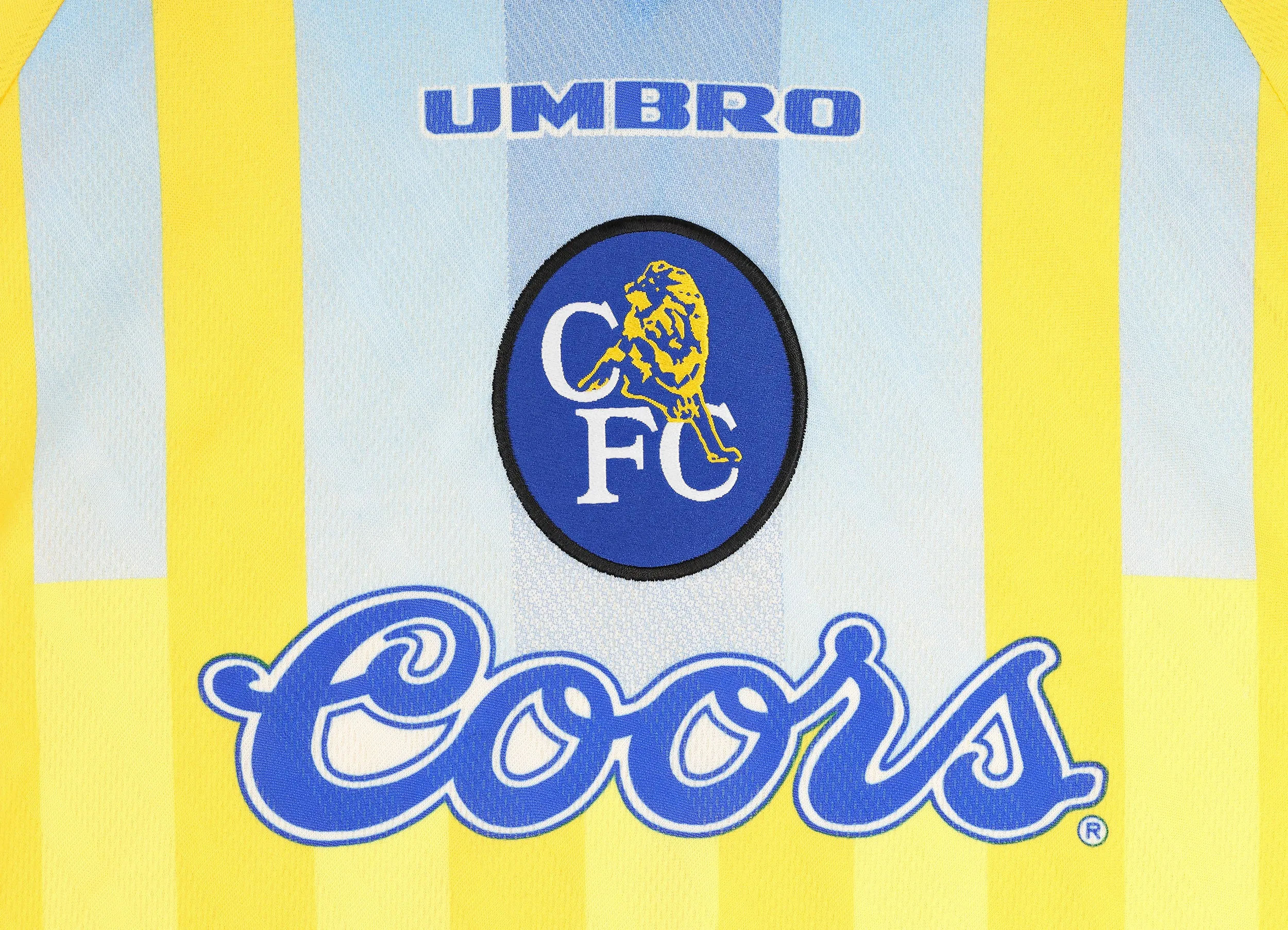 Chelsea Umbro 1996 Away Football Shirt - Yellow - L