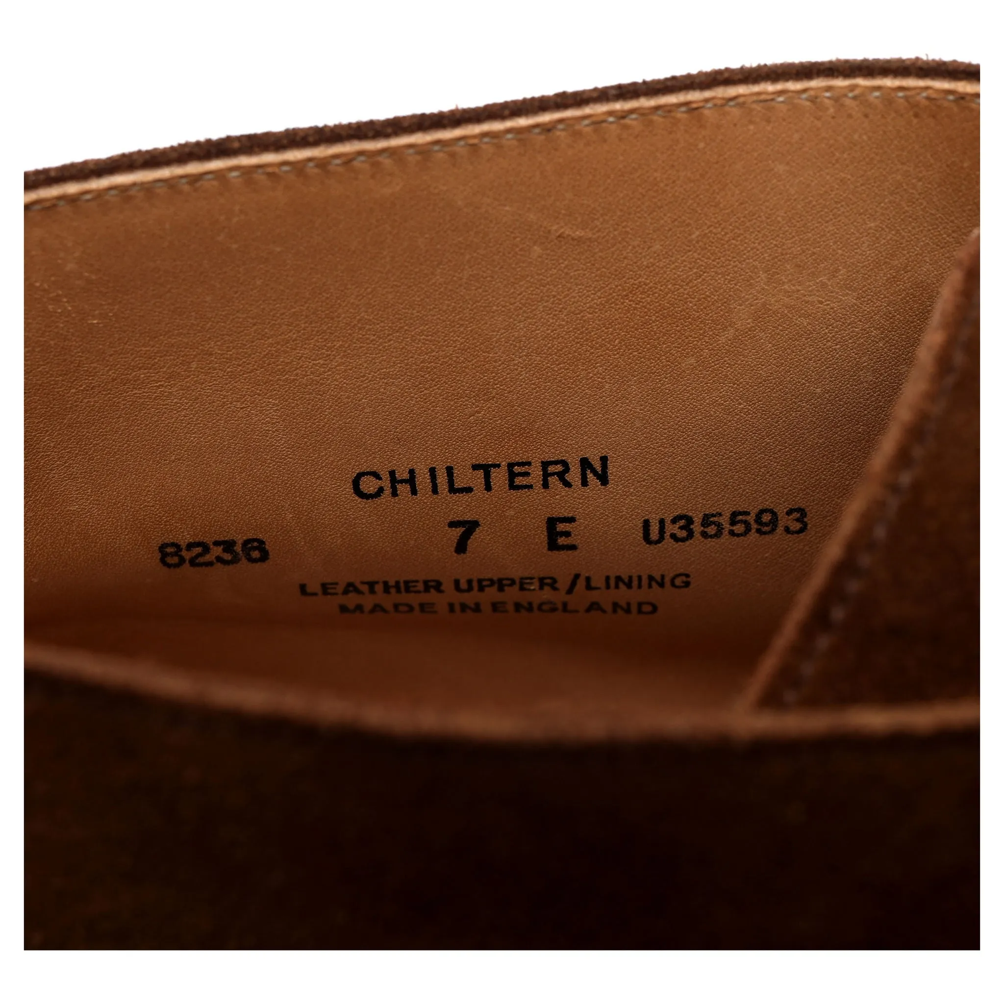 'Chiltern' Snuff Brown Suede Chukka Boot UK 7 E