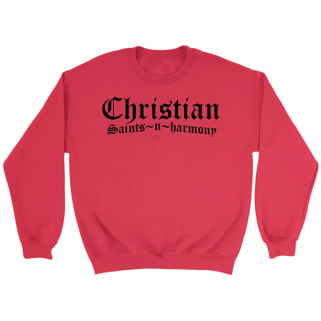 Christian Saints in Harmony Crewneck Part 1