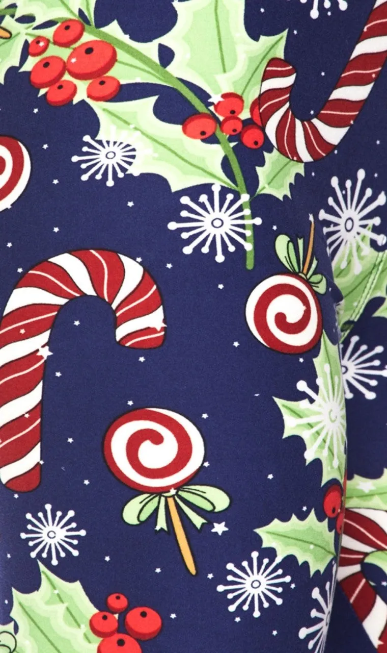 Christmas 1X3X Leggings "Candy Cane"