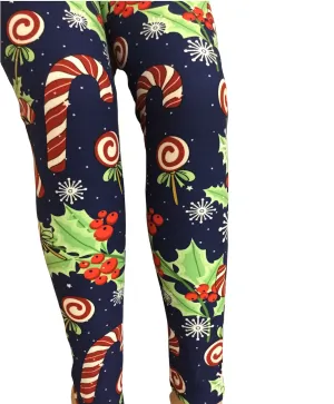 Christmas 1X3X Leggings "Candy Cane"